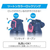 Thermos膳魔师蓝粉渐变运动保冷水壶 1000ml