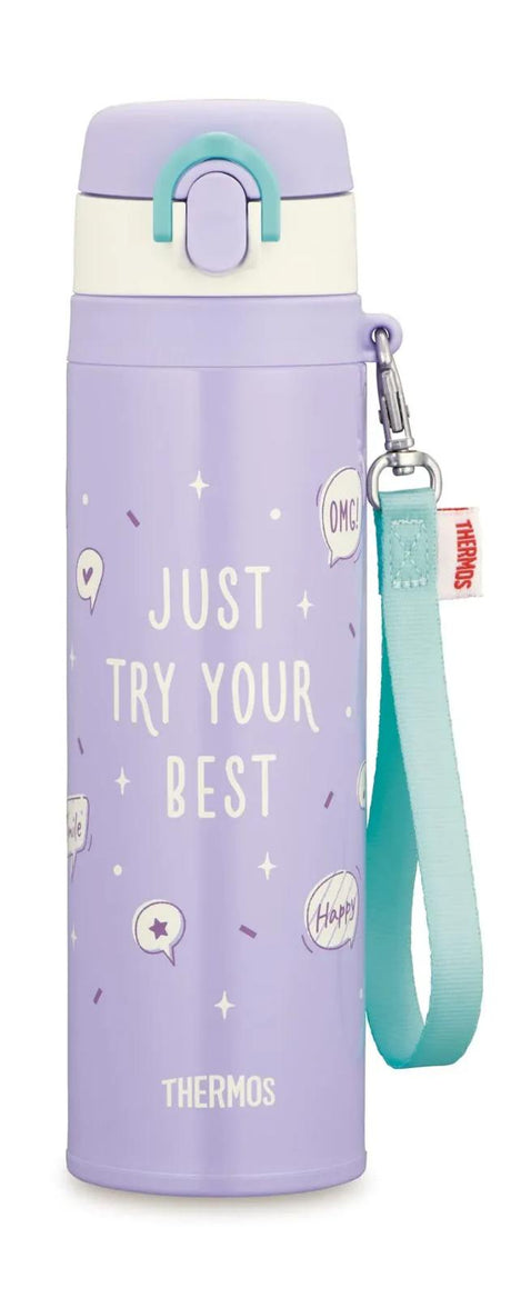 Thermos Vacuum Insulated Water Bottle Mobile Mug JNT-552 Purple 550ml