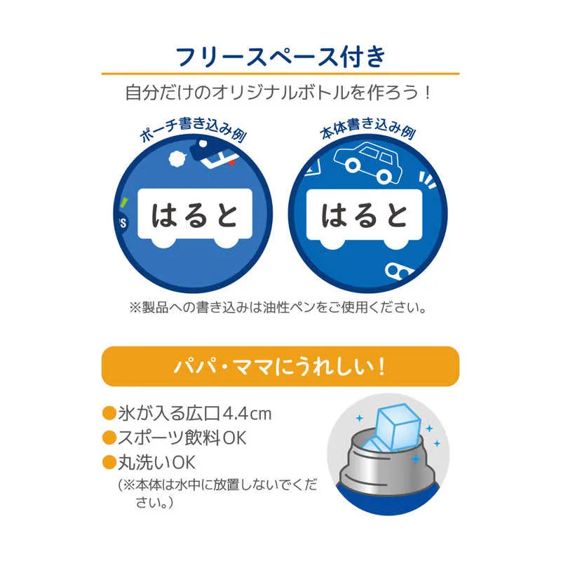 Thermos膳魔师真空保温吸管杯FHL-403F蓝色 400ml