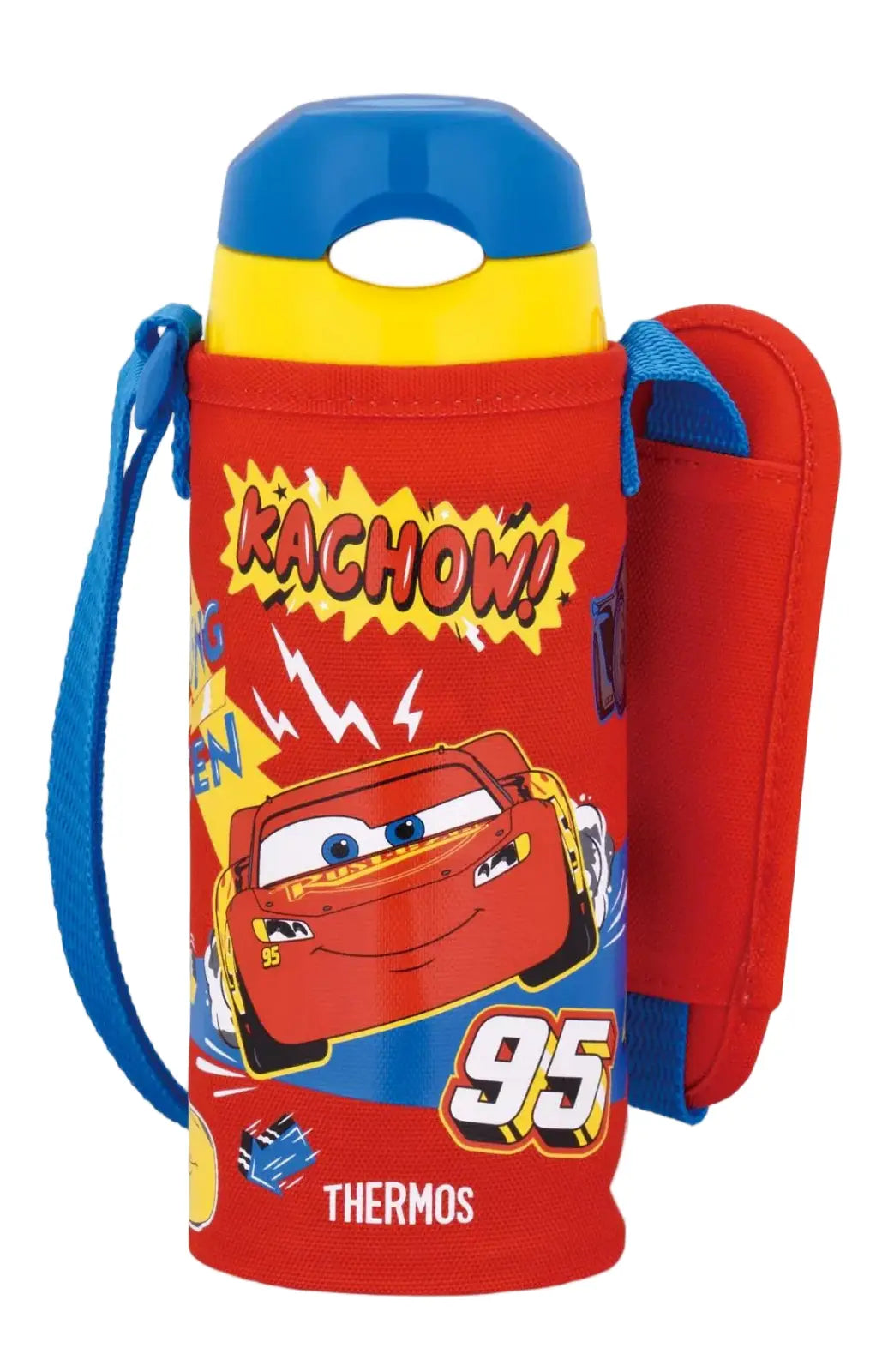 Thermos Vacuum Insulated Straw Water Bottle FHL-403FDS Red 400ml