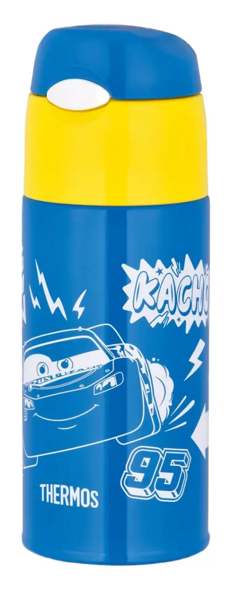 Thermos Vacuum Insulated Straw Water Bottle FHL-403FDS Red 400ml