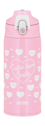 Thermos Vacuum Insulated Water Bottle Cup FJJ-601WF Pink 600ml