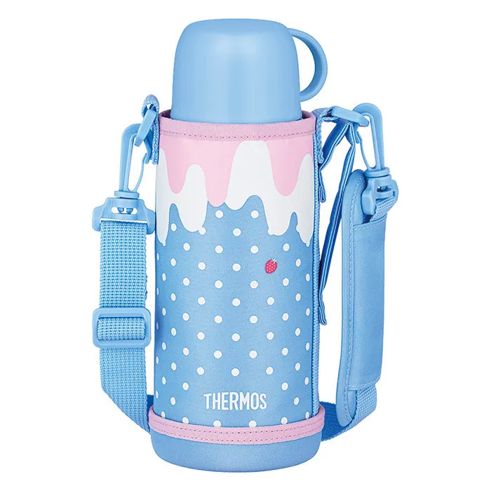 Thermos Vacuum Insulated 2-Way Water Bottle FJJ-801WF Blue Pink 800ml