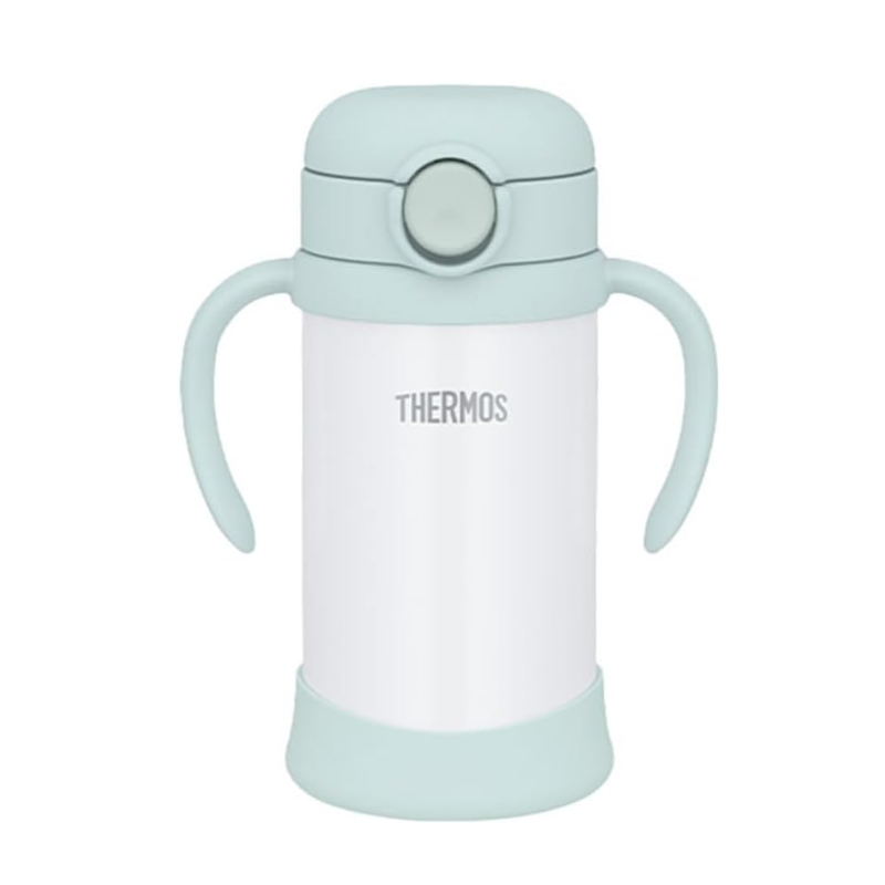 Thermos膳魔师真空保温婴儿吸管杯FJT-350绿色 350ml

