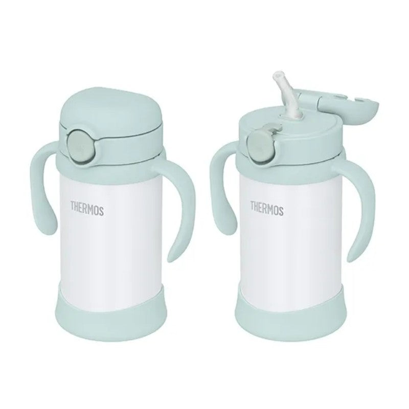 Thermos膳魔师真空保温婴儿吸管杯FJT-350绿色 350ml
