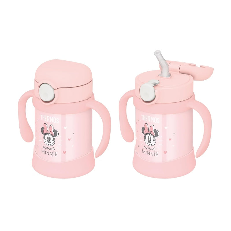 Thermos Vacuum Bottle Baby Straw Mug Disney Minnie FJT-250B 250ml