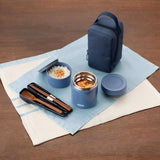 Thermos Vacuum Insulated Soup Lunch Set JEE-550 Indigo Blue 300ml