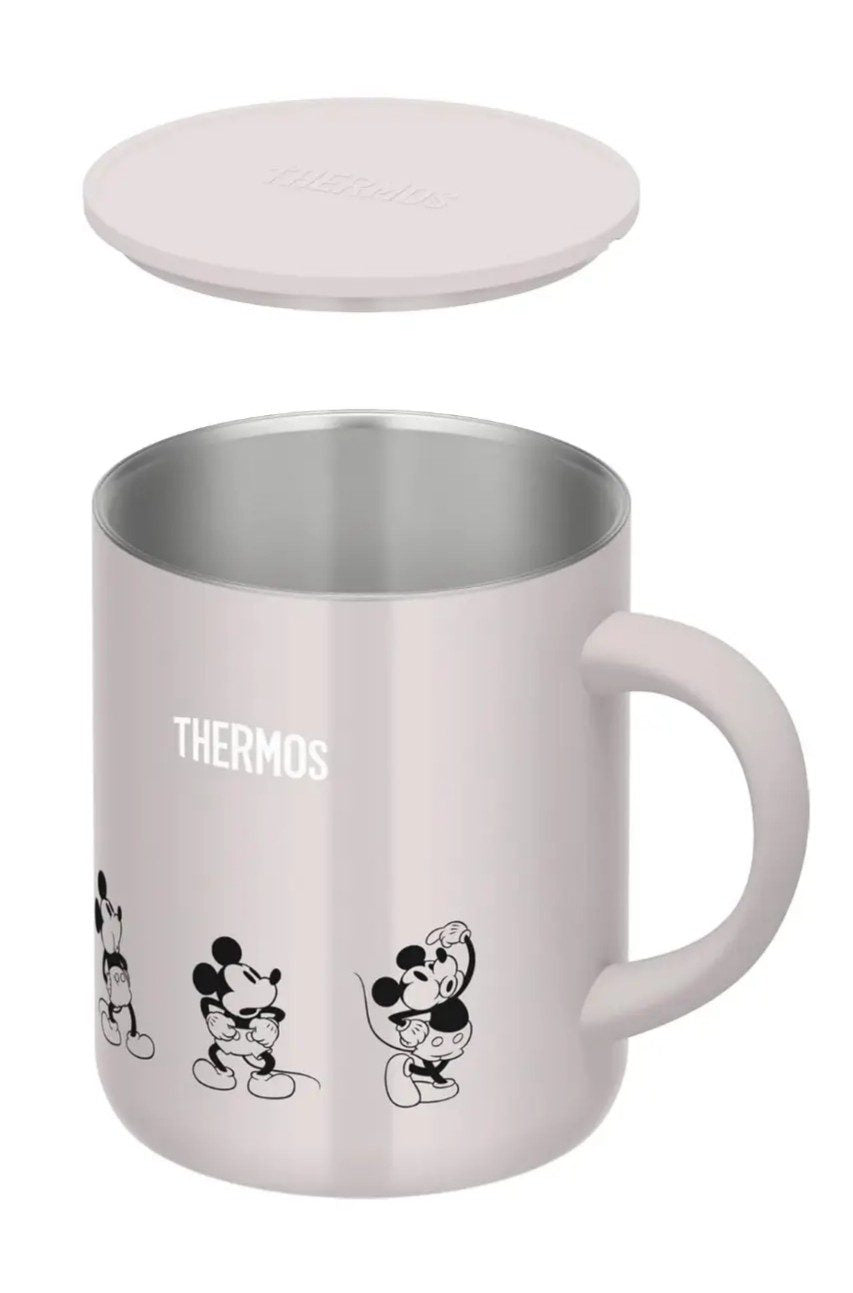 Thermos Vacuum Insulated Mug JDG-351B Mickey White Beige 350ml