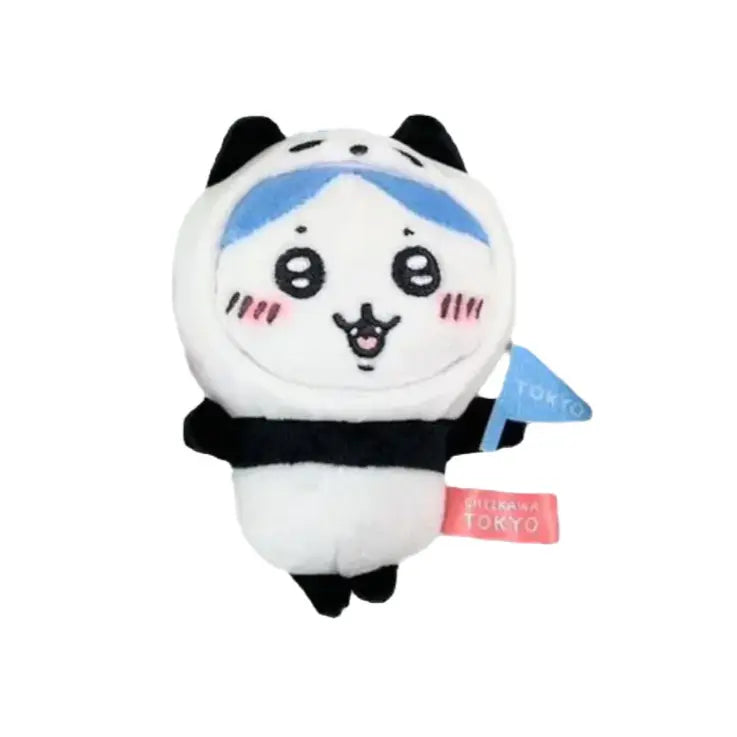 Chiikawa吉伊卡哇玩偶挂件小八熊猫装限定