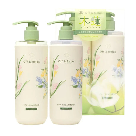 Off & Relax Spa Shampoo & Treatment 2025 Limited Set Lemon & Magnolia 460ml*2
