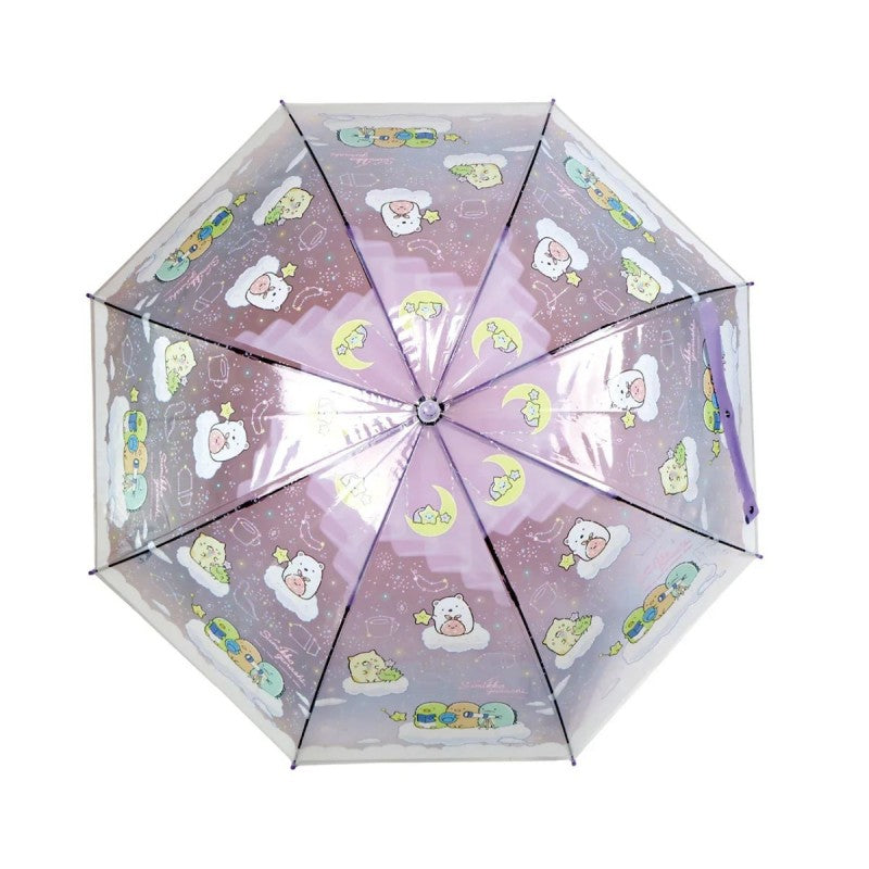 Sanrio三丽鸥Jump系列透明儿童雨伞紫色55cm