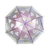 Sanrio三丽鸥Jump系列透明儿童雨伞紫色55cm