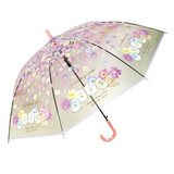 Sanrio三丽鸥Jump系列透明儿童雨伞角落生物 55cm