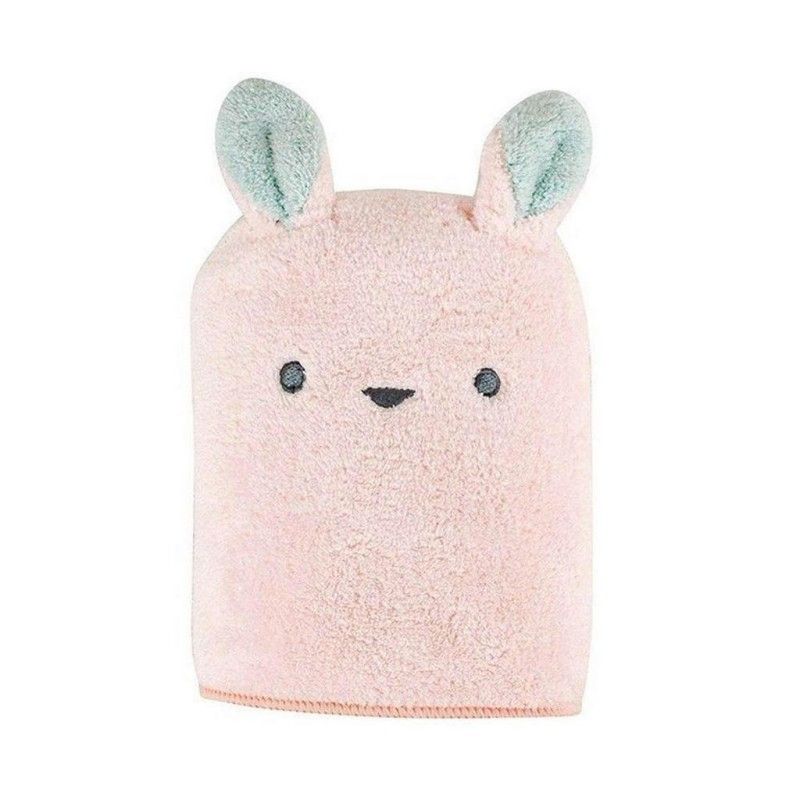 Carari Zooie超吸水毛巾粉色兔子中号