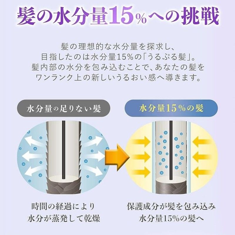 Ululis Kirameki Water Conc Shiny Shampoo 340ml