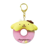 Sanrio Shaka Shaka Keychain Pompompurin Donut Pink & Purple