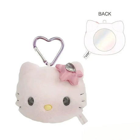 Sanrio 90s Fluffy Mirror Mascot Kaohana Hello Kitty