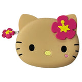 Sanrio 3D Silicone Pouch Hello Kitty Gogo Gal Collection Tan