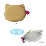Sanrio 3D Silicone Pouch Hello Kitty Gogo Gal Collection Tan