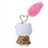 Sanrio Mascot Keychain with Tail Hello Kitty Gogo Gal Collection Leopard