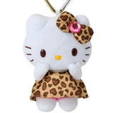 Sanrio Mascot Keychain with Tail Hello Kitty Gogo Gal Collection Leopard
