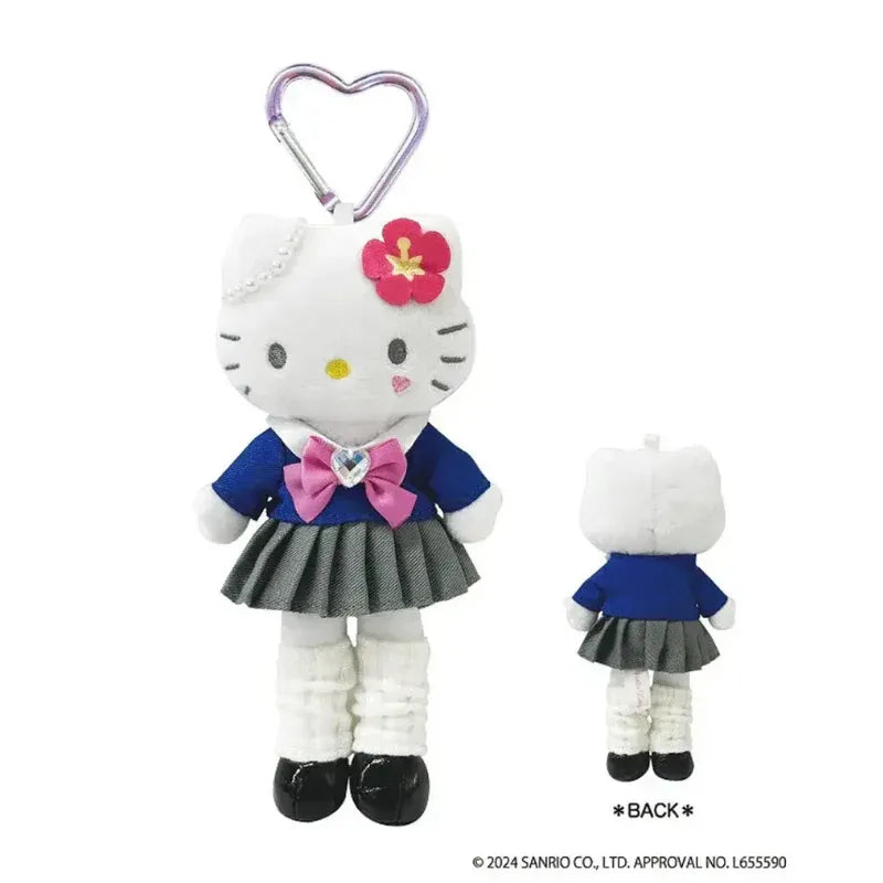 Disney迪士尼长腿辣妹学生服挂饰Hello Kitty