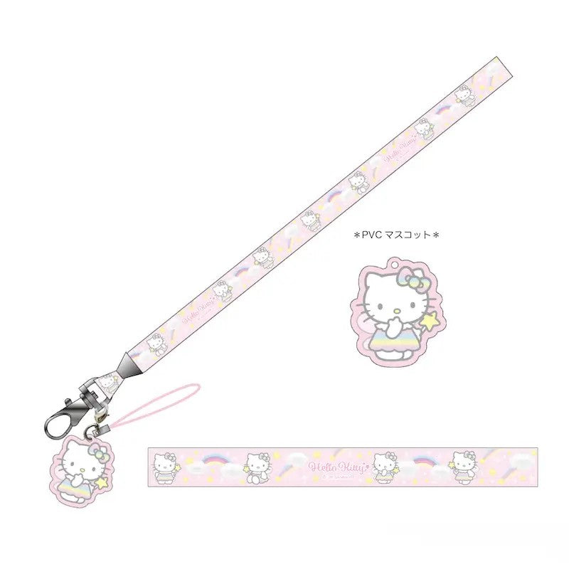 Sanrio Hello Kitty Neck Strap Kitty Fairy Pink 1pcs