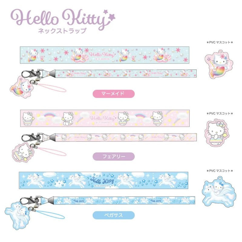 Sanrio Hello Kitty Neck Strap Kitty Fairy Pink 1pcs