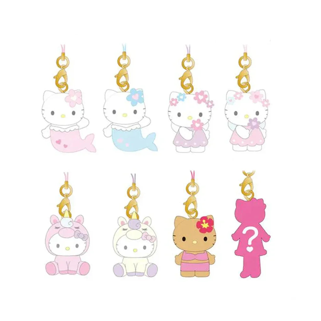 Sanrio三丽鸥树脂美人鱼吊饰挂件盲盒Hello Kitty