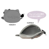 Sanrio 3D Silicone Pouch Hello Kitty Black Angel Grey