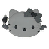 Sanrio 3D Silicone Pouch Hello Kitty Black Angel Grey