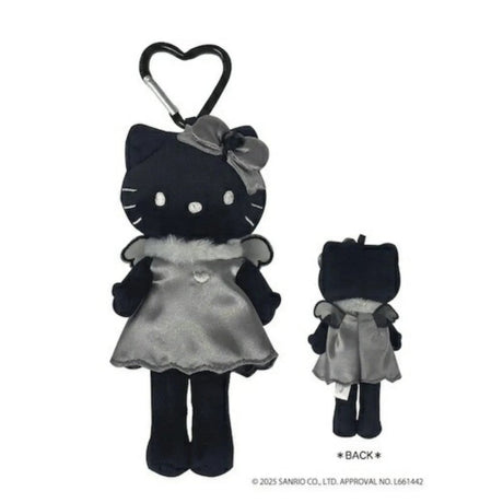 Sanrio三丽鸥爱心扣站姿玩偶挂件黑天使
