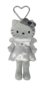 Sanrio Plush Keychain Hello Kitty Angel Gray