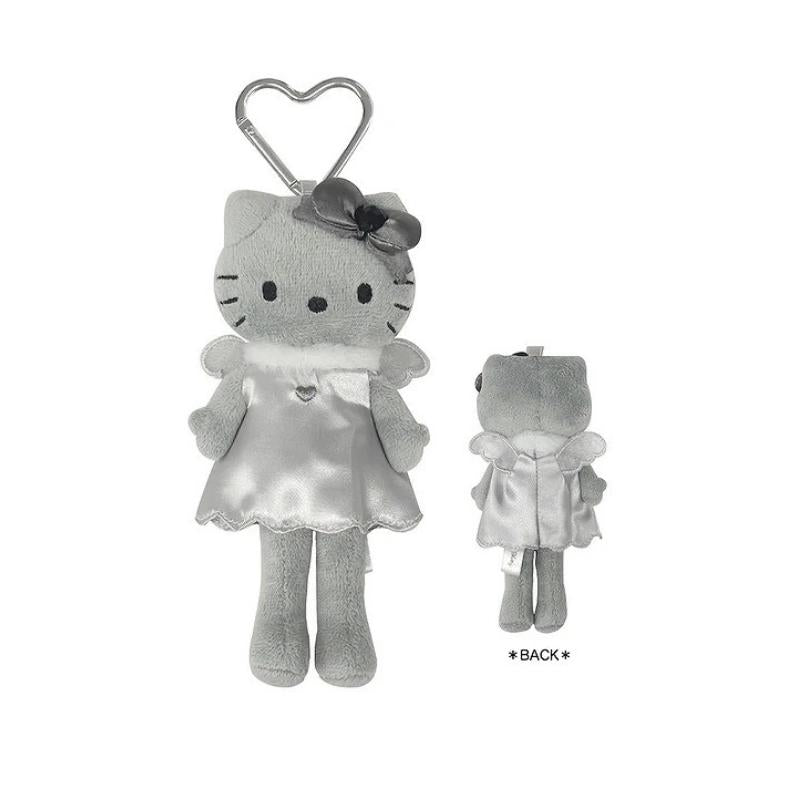 Sanrio Plush Keychain Hello Kitty Angel Gray