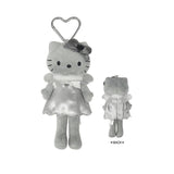 Sanrio Plush Keychain Hello Kitty Angel Gray