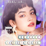 Barrieyes 1-Day Colored Contact Lens Dawn Hazel -3.00 6pcs