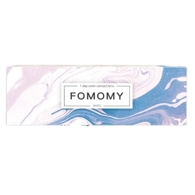 Fomomy 1 Day Contact Lens Mist Navy -4.50 10pcs