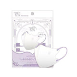 Morandi Co Face Masks White Purple 5pcs