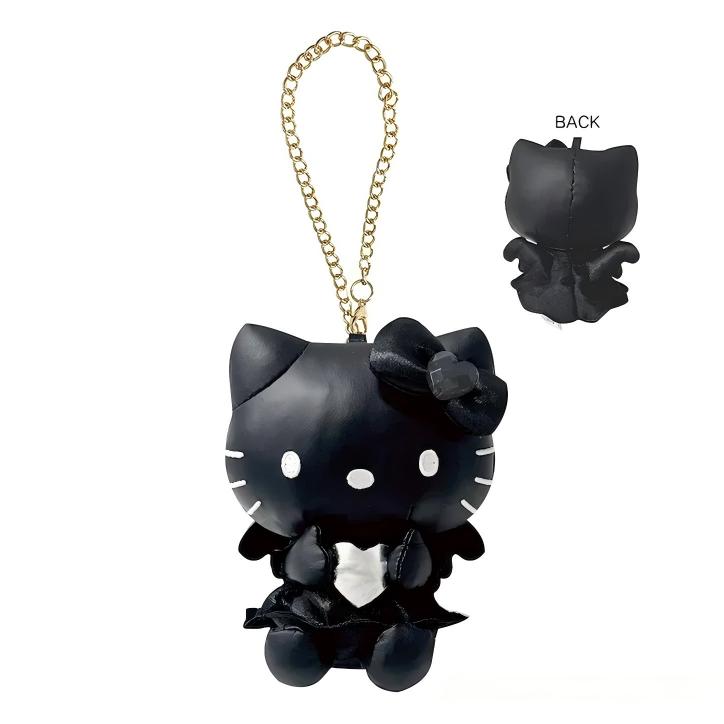 Sanrio Mascot Bag Charm Hello Kitty Black Angel Black