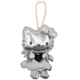 Sanrio Mascot Bag Charm Hello Kitty Black Angel Silver