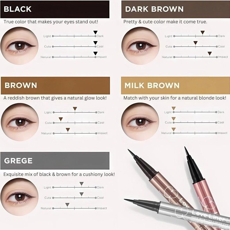 MSH Love Liner Super Fine Liquid Eyeliner Brown