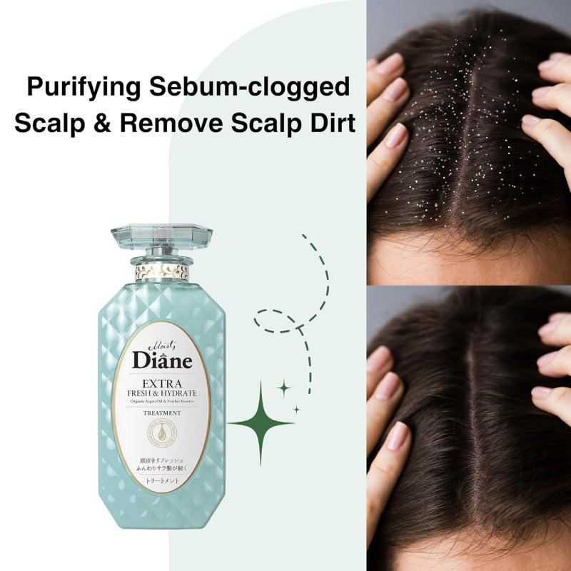 Diane黛丝恩清爽修护头发洗护套装 450ml*2