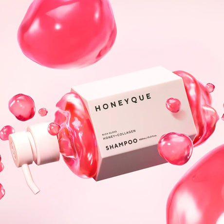 Honeyque Rich Gloss Honey Collagen Shampoo Shiny 450ml