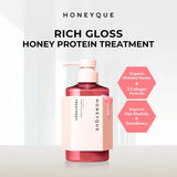 Honeyque Rich Gloss Honey Collagen Treatment Shiny  450ml