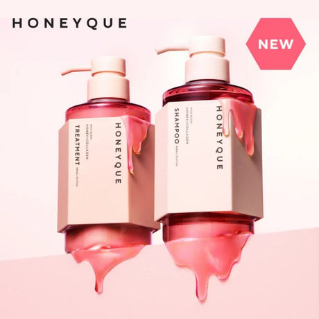 Honeyque Rich Gloss Honey Collagen Treatment Shiny  450ml