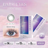 Barrieyes 1-Day Colored Contact Lens Aurora Gray -2.00 6pcs