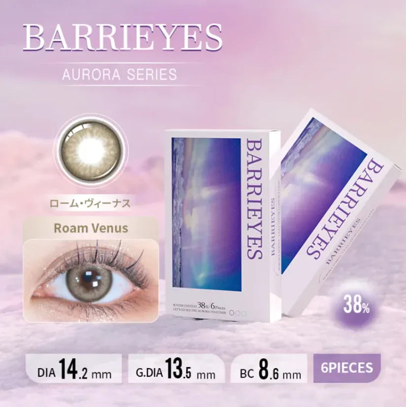 Barrieyes 1-Day Color Contact Lens Roam Venus -4.00 6pcs