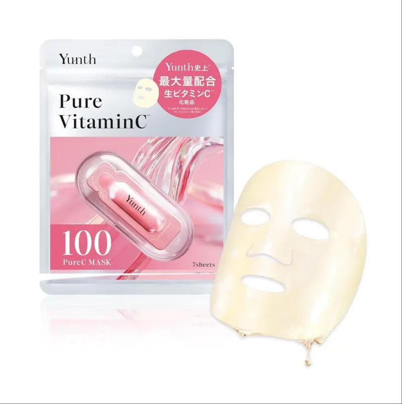 Yunth活性维C精华液焕亮面膜 7片