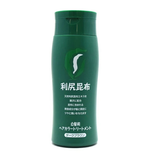 Hidaka Konbu Pure Rishiri Hair Color Treatment Dark Brown 200g