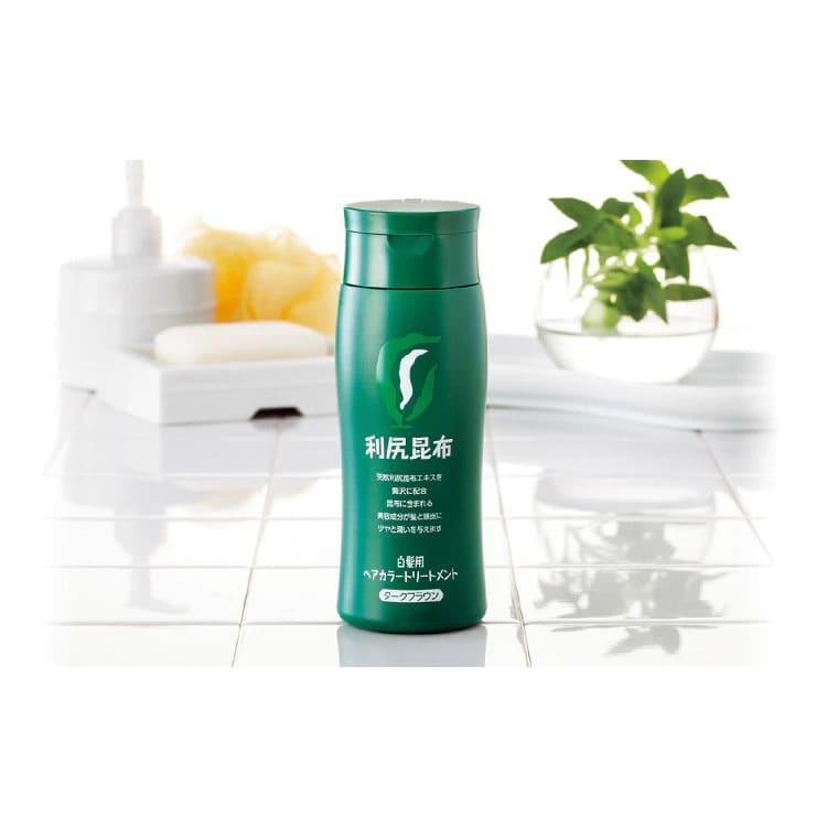 Hidaka Konbu Pure Rishiri Hair Color Treatment Dark Brown 200g
